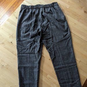 Babaton - Cohen Wool Pant no 61118 - Heather Char Windowpane Checker - Size 6